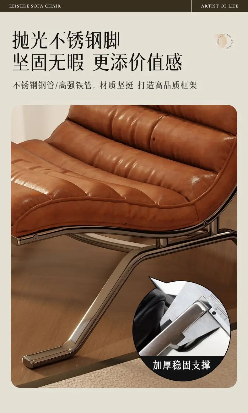 Barcelona Leather Lounge Chair