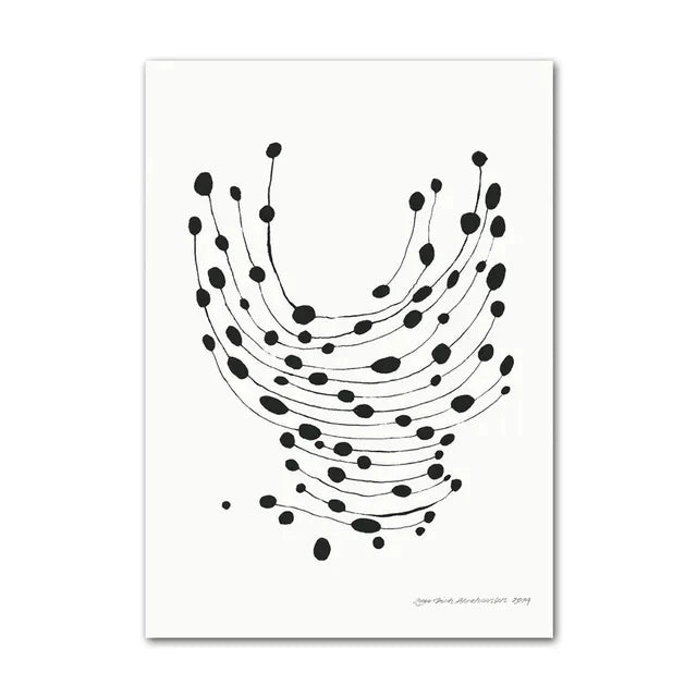 Minimalism Abstract Nature Geometric Wall Art Poster (No Frame)