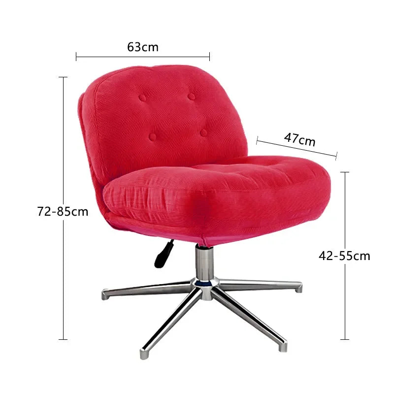 Bauhaus Red Lounge Rotating Sofa Chair