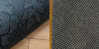 Striped Puppy Fleece Bath Mat