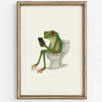 Bubble Bath Wall Art Animal Poster (No Frame)