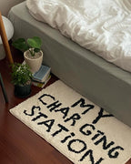 Minimalist Lettering Rug