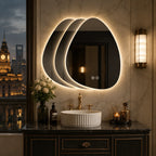 Irregular Shape Smart LED Bathroom Mirror