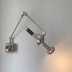 American Novelty Chrome Metal Wall Lamp
