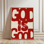 Simple Trendy Text Printing Poster (No Frame)
