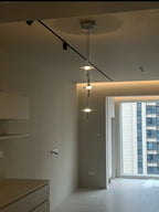 Modern Light Water Ripple Glass Hanging Lamp