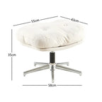 Bauhaus Red Lounge Rotating Sofa Chair
