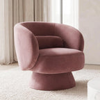 360 Swivel Curved Back Accent Chair