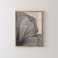 Mid-century Abstract Moody Plant Art Canvas Print Poster (No Frame)