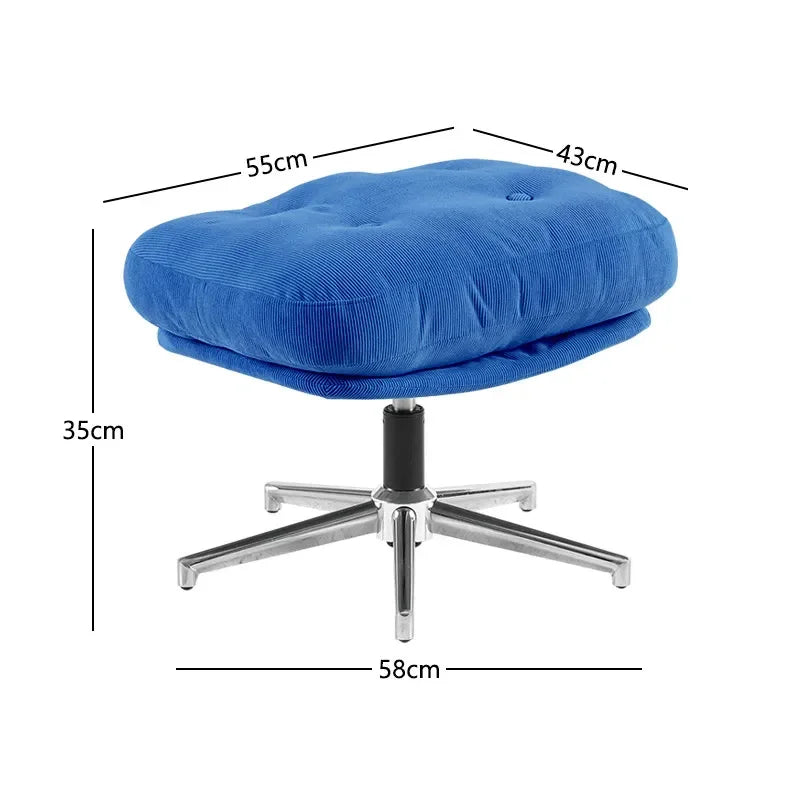 Bauhaus Red Lounge Rotating Sofa Chair