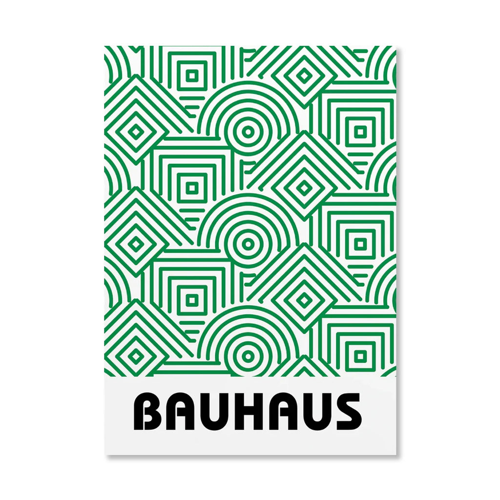 Bauhaus Abstract  Pop Art Geometric Poster (No Frame)