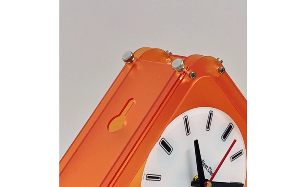 Double Sided Corner Wall Clock Minimalist Style Timepiece House Decoration Easy to Install