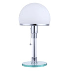 Bauhaus Lamp White Table Lamp Danish Designer Nordic Bedroom Bedside Simple Glass Table Light for Living Room
