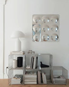 Modern Stainless Steel Wire Frame End bedside Table