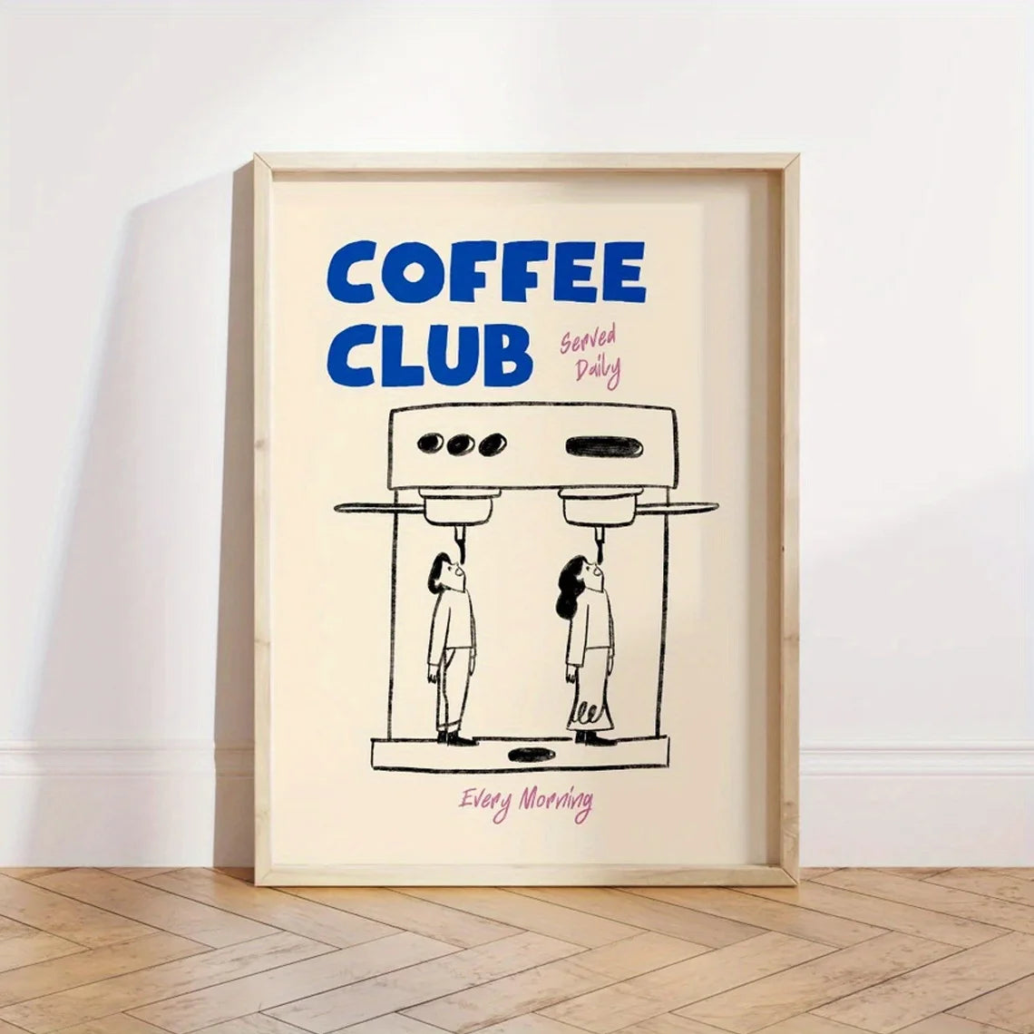 Simple Trendy Text Printing Poster (No Frame)