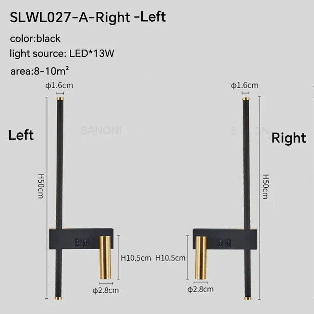 Luster  Lighting Adjustable LED Wall Sconce