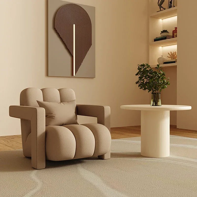Modern Puffy Lounge Chair
