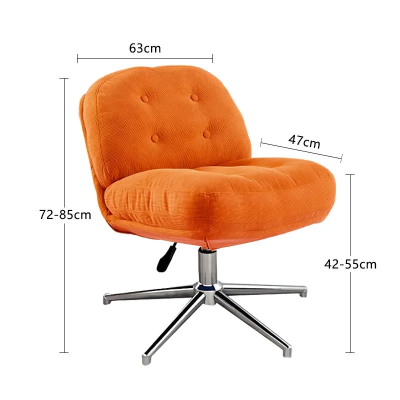 Bauhaus Red Lounge Rotating Sofa Chair