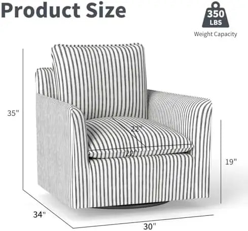 360 Swivel Accent Thick Square Chair