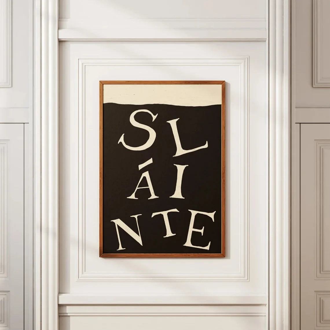 Simple Trendy Text Printing Poster (No Frame)