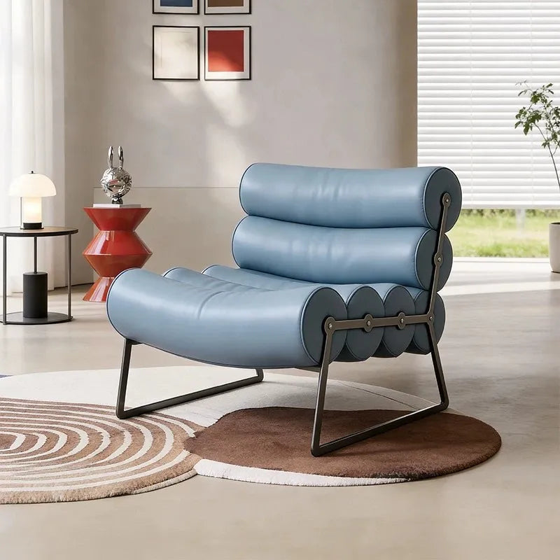 Italian minimalist designer roller chair
