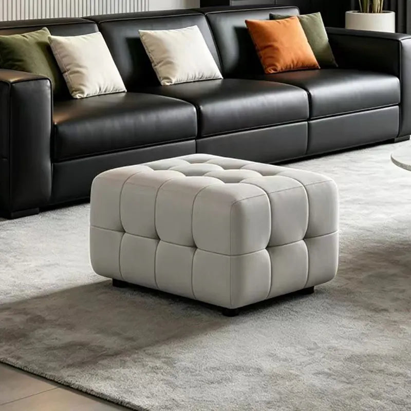 Light Luxury Ecological Leather Stool