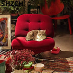 Bauhaus Red Lounge Rotating Sofa Chair