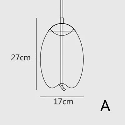 Thick Hemp Rope Glass Hanging Lamps