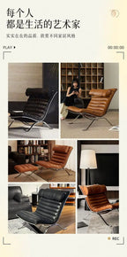 Barcelona Leather Lounge Chair
