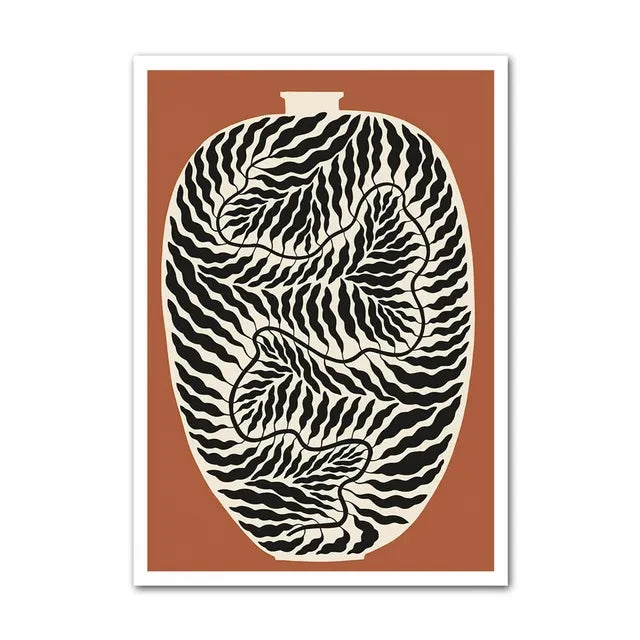 Minimalism Abstract Nature Geometric Wall Art Poster (No Frame)