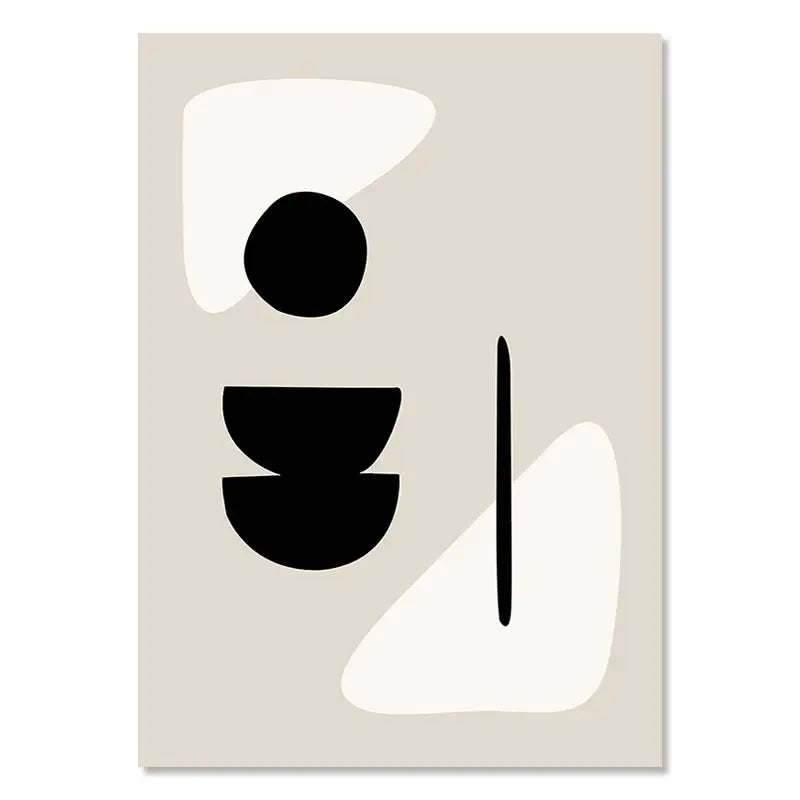 Abstract Bohemia Line Prints Poster (No Frame)