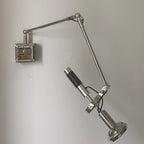 American Novelty Chrome Metal Wall Lamp