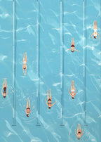 Summer Swimming Wall Art Print Poster (No Frame)