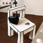 Wabi-sabi Style Cartoon Love Chair
