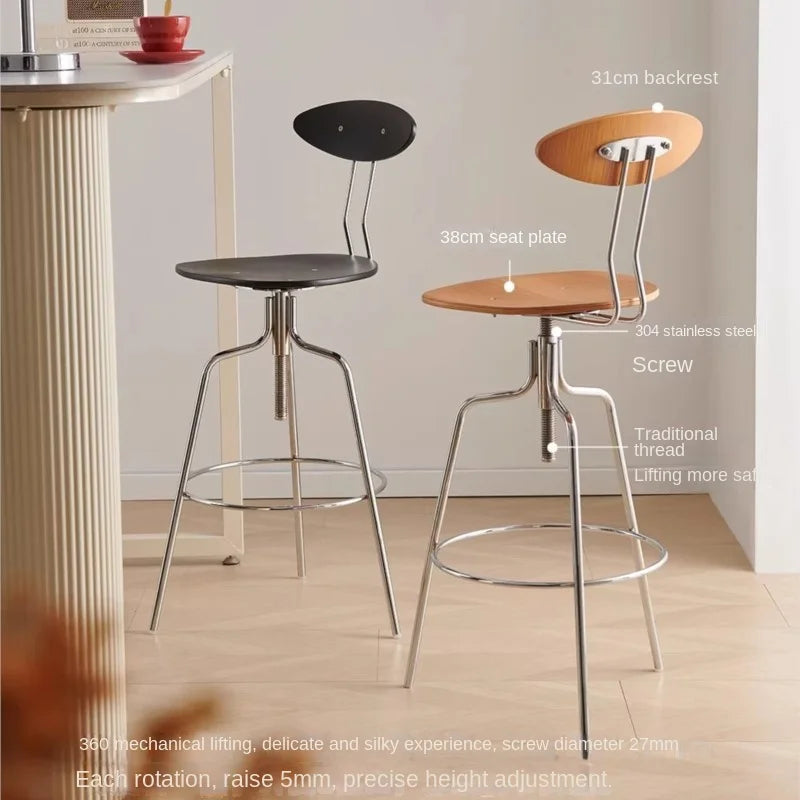 Medieval Nordic Rotating Bar Chair