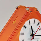 Double Sided Corner Wall Clock Minimalist Style Timepiece House Decoration Easy to Install