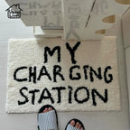 Minimalist Lettering Rug