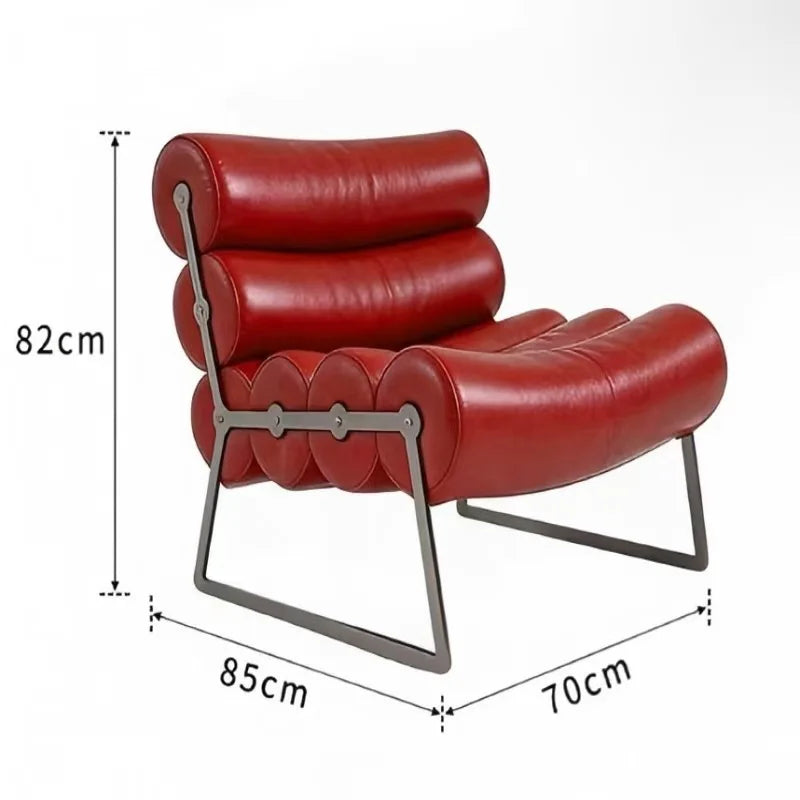Italian minimalist designer roller chair