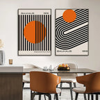 Bauhaus Abstract Modern Geometric Posters (No Frame)