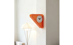 Double Sided Corner Wall Clock Minimalist Style Timepiece House Decoration Easy to Install