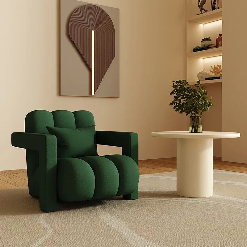 Modern Puffy Lounge Chair