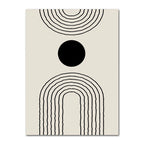 Abstract Bohemia Line Prints Poster (No Frame)