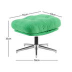 Bauhaus Red Lounge Rotating Sofa Chair