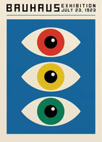 Bauhaus Abstract  Pop Art Geometric Poster (No Frame)