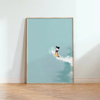 Summer Swimming Wall Art Print Poster (No Frame)