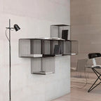Modern Stainless Steel Wire Frame End bedside Table