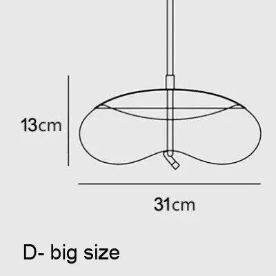 Thick Hemp Rope Glass Hanging Lamps