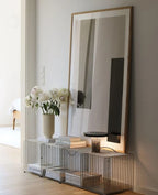 Modern Stainless Steel Wire Frame End bedside Table
