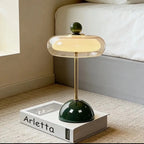 DoLife Store Retro Style Light Luxury High-end Glass Table Lamp 2026 New French Medieval Bedroom Bedside Lamp Charging Model