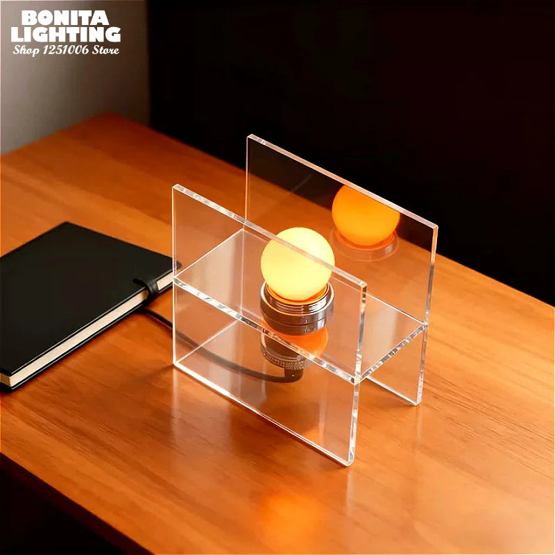 Geometric Acrylic Table Lamp